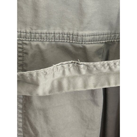 Talbots Petite 6P Button-Front Light Green Dress With Pockets & Belt - Picture 3 of 8